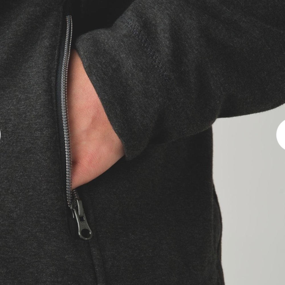 Lululemon Cozy Up Jacket Charcoal Gray Black Lightweight Coat Size 6 - Picture 6 of 17